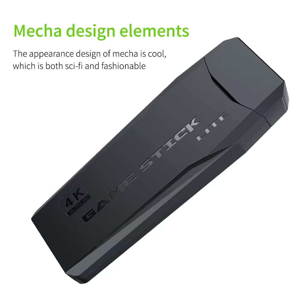 Wireless Retro Gaming Console, 9 Classic Emulators, Plug and Play Video Game Stick Built-in 10000+ Classic Games, 4K HD HDMI Output for TV with Dual 2.4G Wireless Controllers (64G) MIKES DISCOUNT ELECTRONICS