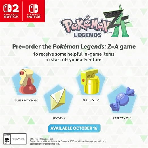 Pokémon Legends: Z-A – Nintendo Switch 2 Edition