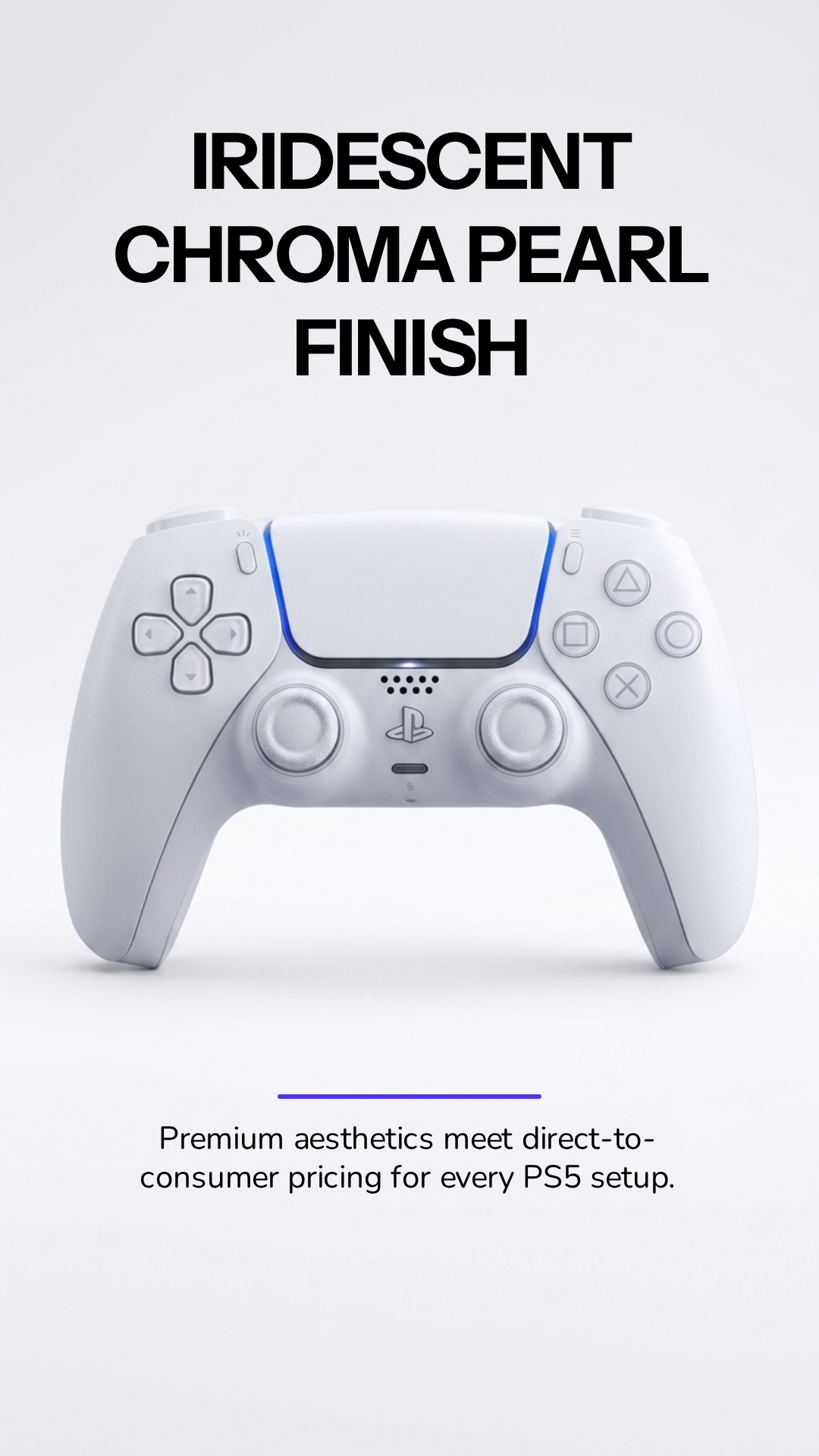 Sony PlayStation DualSense Wireless Controller – Chroma Pearl for PS5