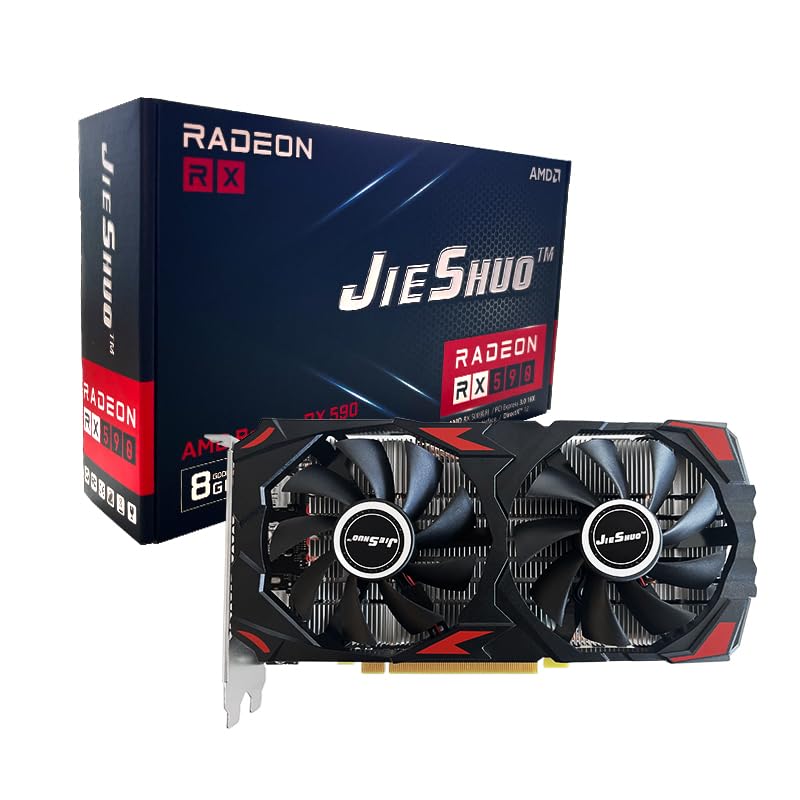 JieShuo Radeon RX 590 Video Card
