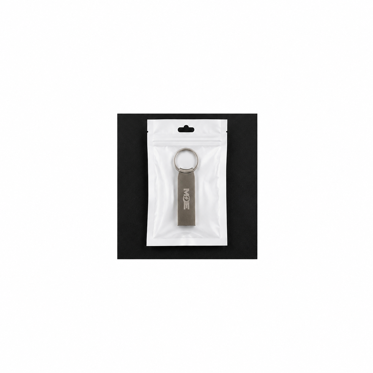 MDE 64GB Metal USB Flash Drive with Keychain Ring