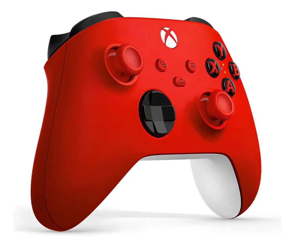 Xbox Pulse Red Controller + KontrolFreek Inferno Thumbsticks Bundle Series X|S One MIKES DISCOUNT ELECTRONICS