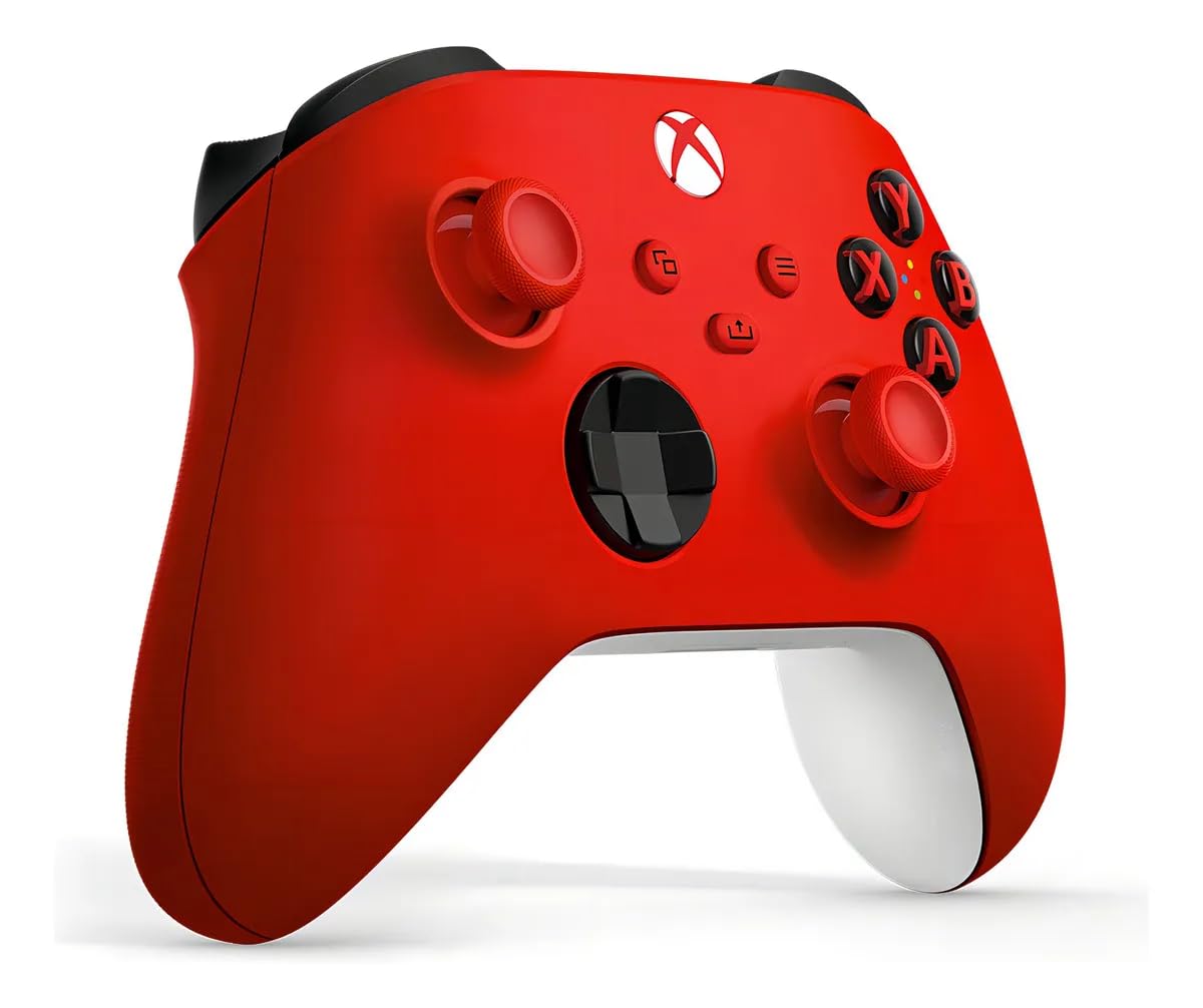 Xbox Pulse Red Controller + KontrolFreek Inferno Thumbsticks Bundle Series X|S One MIKES DISCOUNT ELECTRONICS