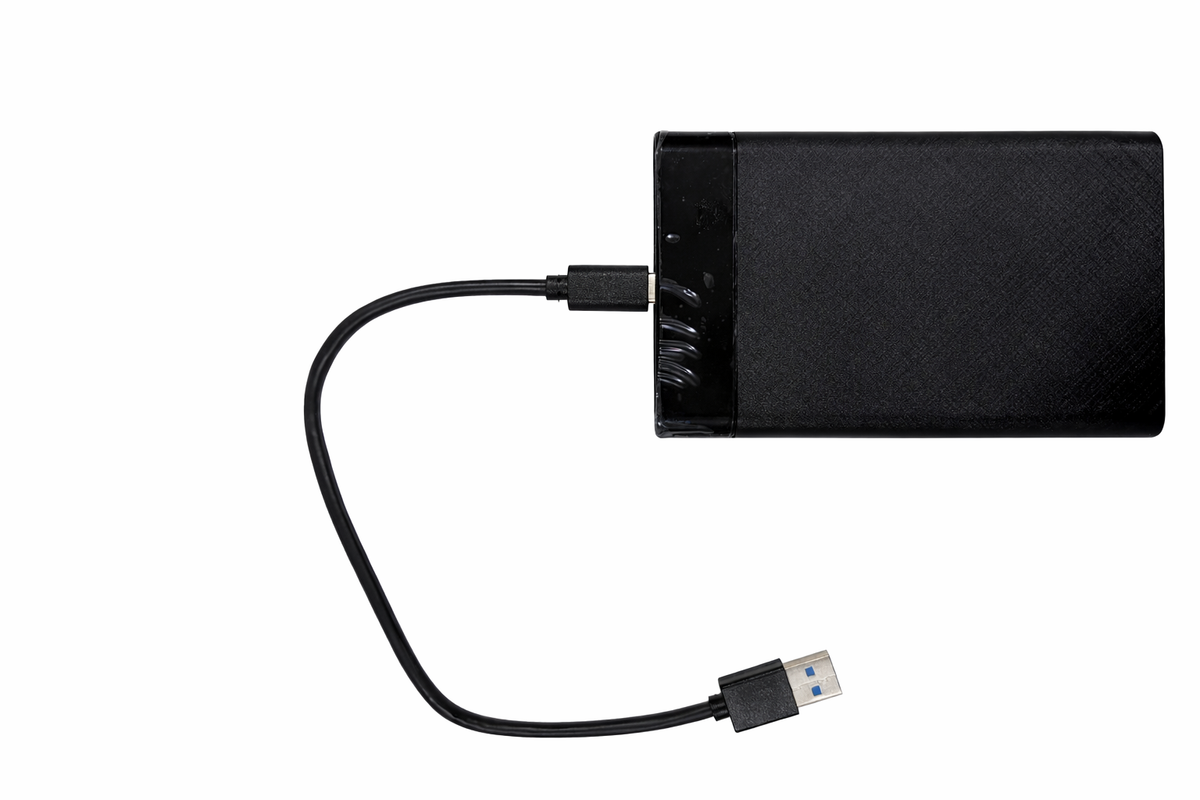 Compact 1TB USB Portable External SSD for reliable and secure storage