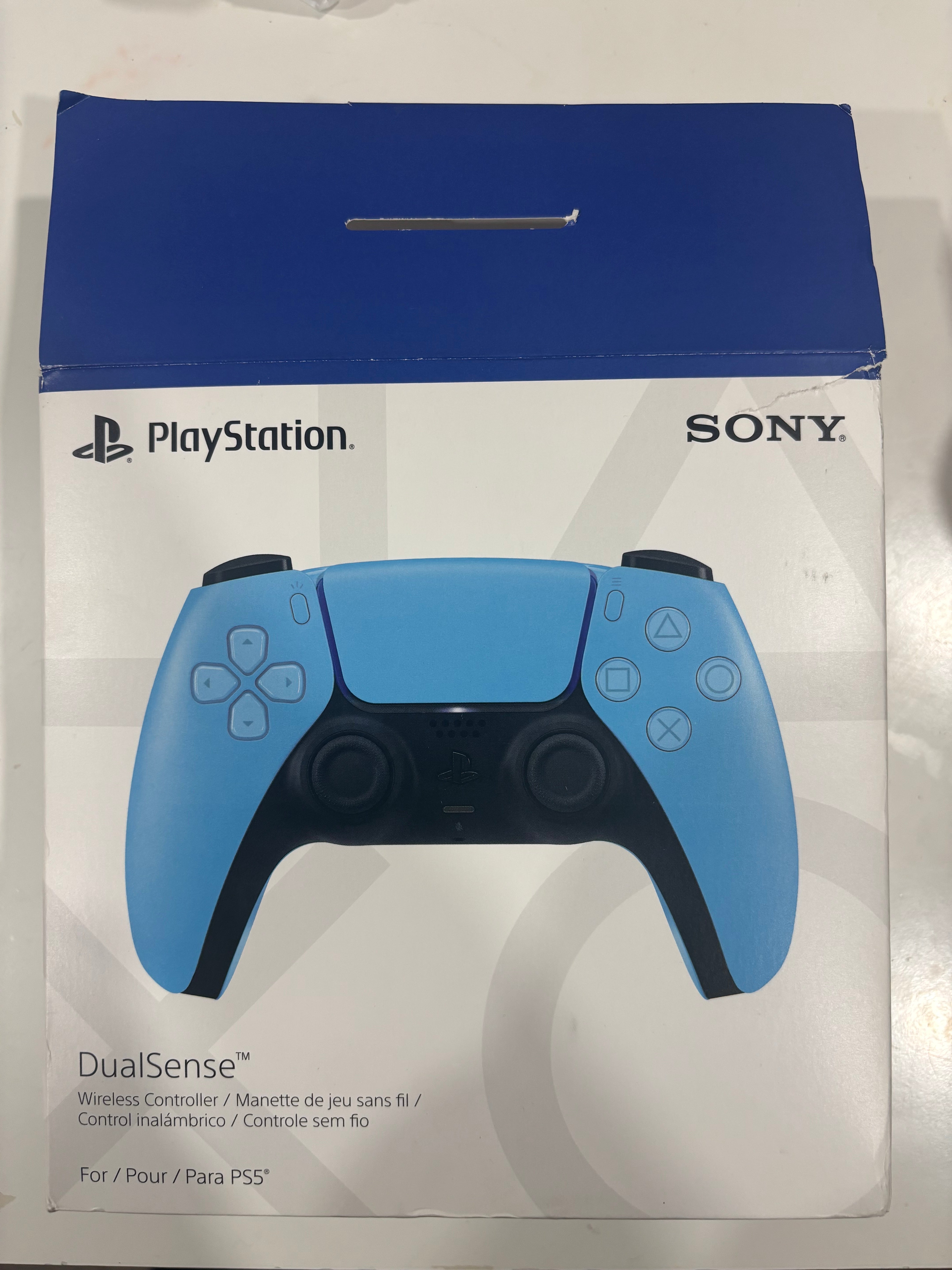 Starlight Blue Playstation Dual Sense Controller OPEN BOX