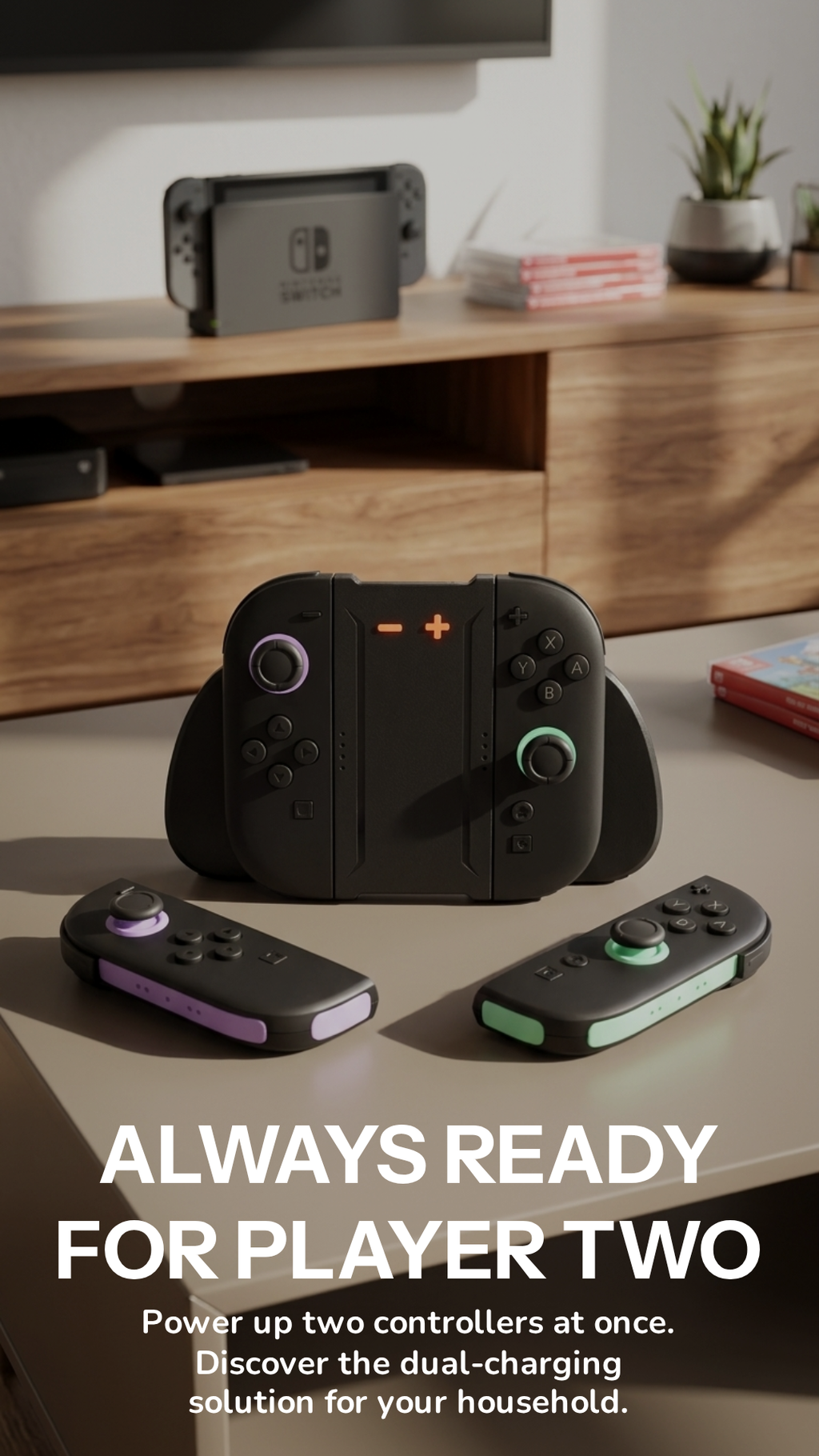 Nintendo Switch 2 Joy Con Charging Dock
