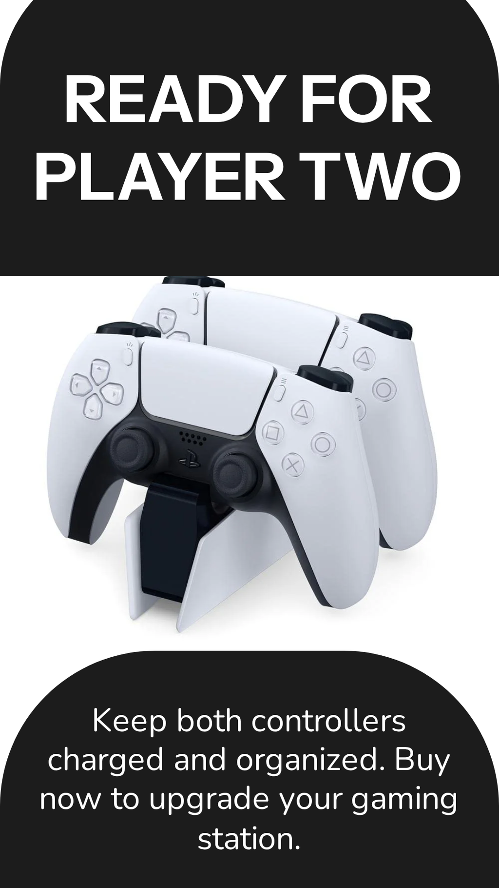 PlayStation DualSense Charging Station — Official Sony PS5 Controller Dock