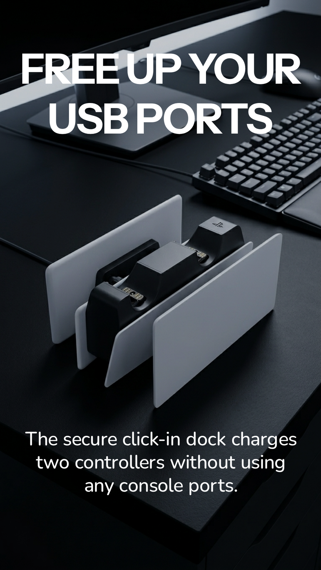 PlayStation DualSense Charging Station — Official Sony PS5 Controller Dock