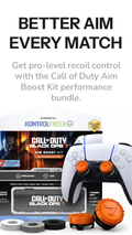 Sony PS5 DualSense Controller + Genuine KontrolFreek Black Ops FPS Kit Bundle